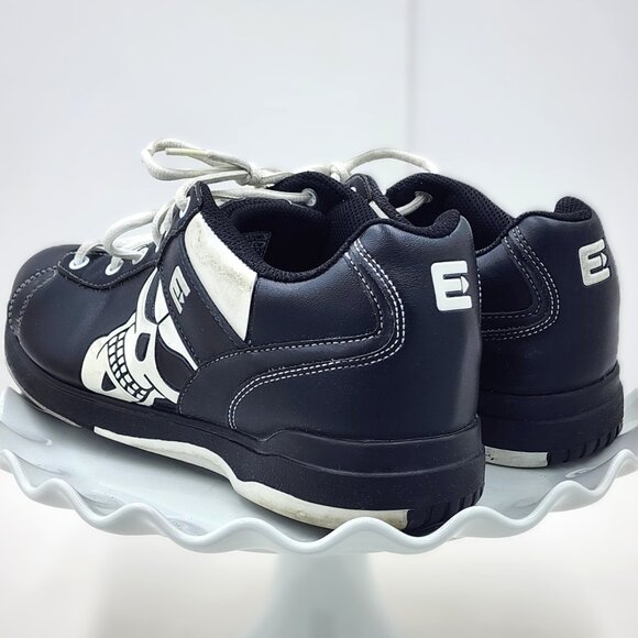 Etonic Men's Black White Glo Skull Perfect Slide Bowling Shoes - Size 11 - Picture 5 of 12